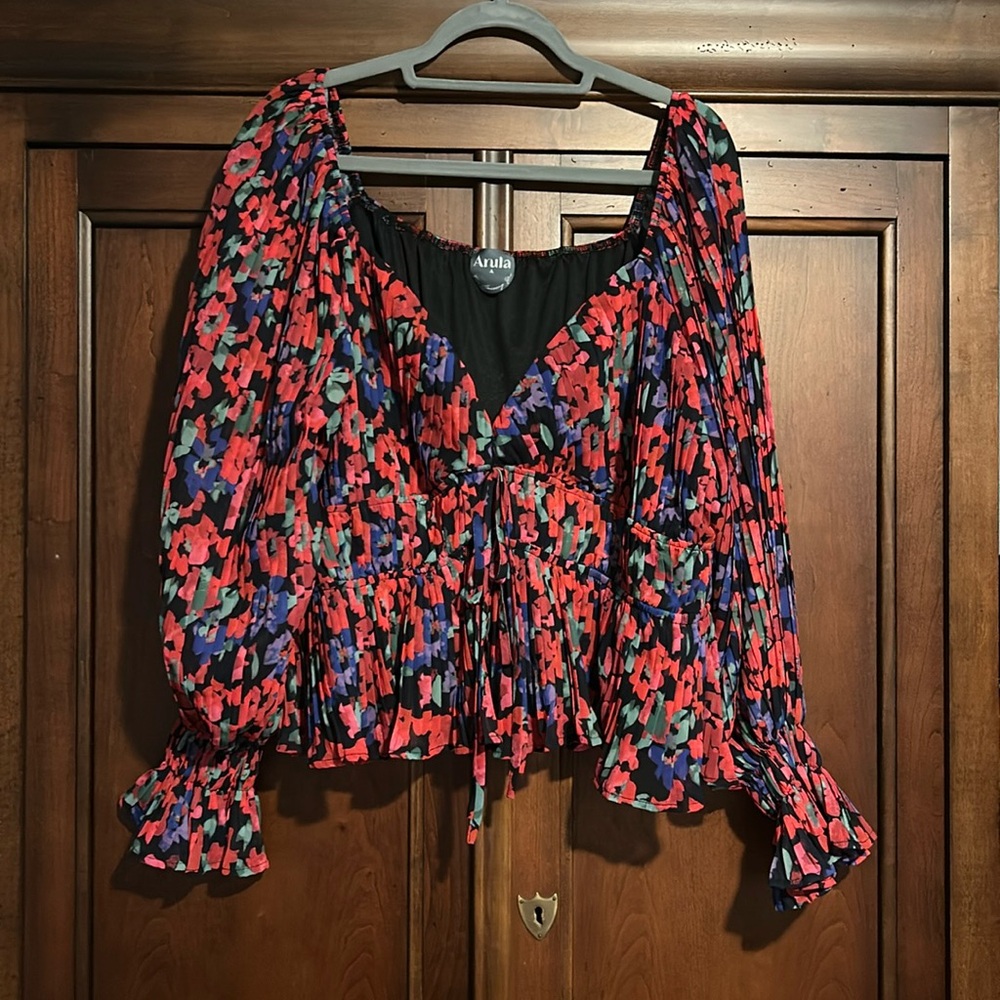 Arula - ARU TMDW1246PIMK RED MULTI Size A NWT